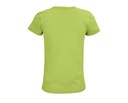Damski t-shirt bawełniany z okrągłym dekoltem - Apple Green