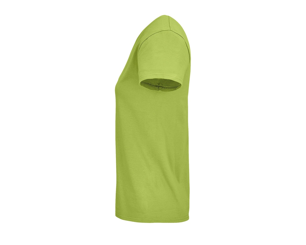 Damski t-shirt bawełniany z okrągłym dekoltem - Apple Green