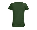 Damski t-shirt bawełniany z okrągłym dekoltem - Bottle Green