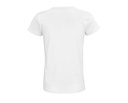 Damski t-shirt bawełniany z okrągłym dekoltem - White