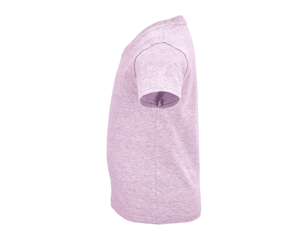 T-shirt dziecięcy z krótkim rękawem - Heather Pink