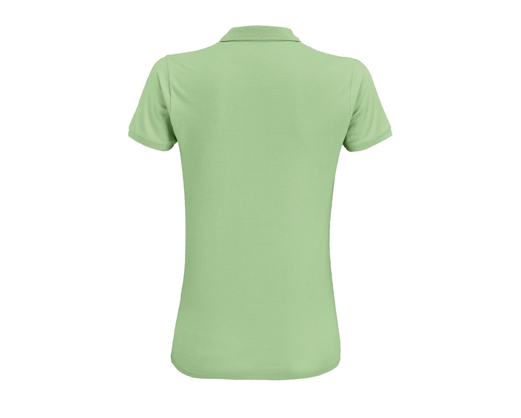 Damska koszulka polo z bawełny organicznej - Frozen Green
