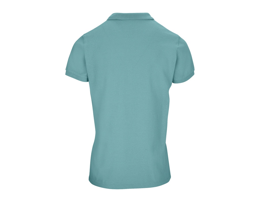 Damska koszulka polo z bawełny organicznej - Pool Blue