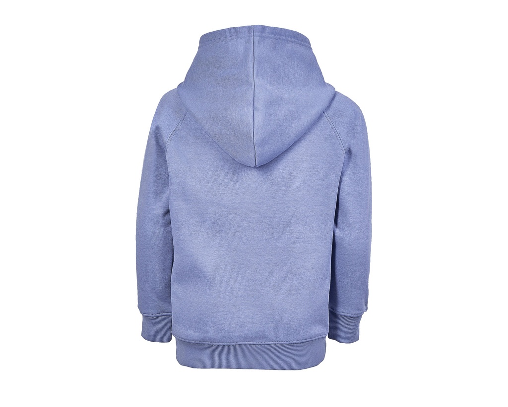 Bluza dziecięca z kapturem i raglanowymi rękawami - Blue