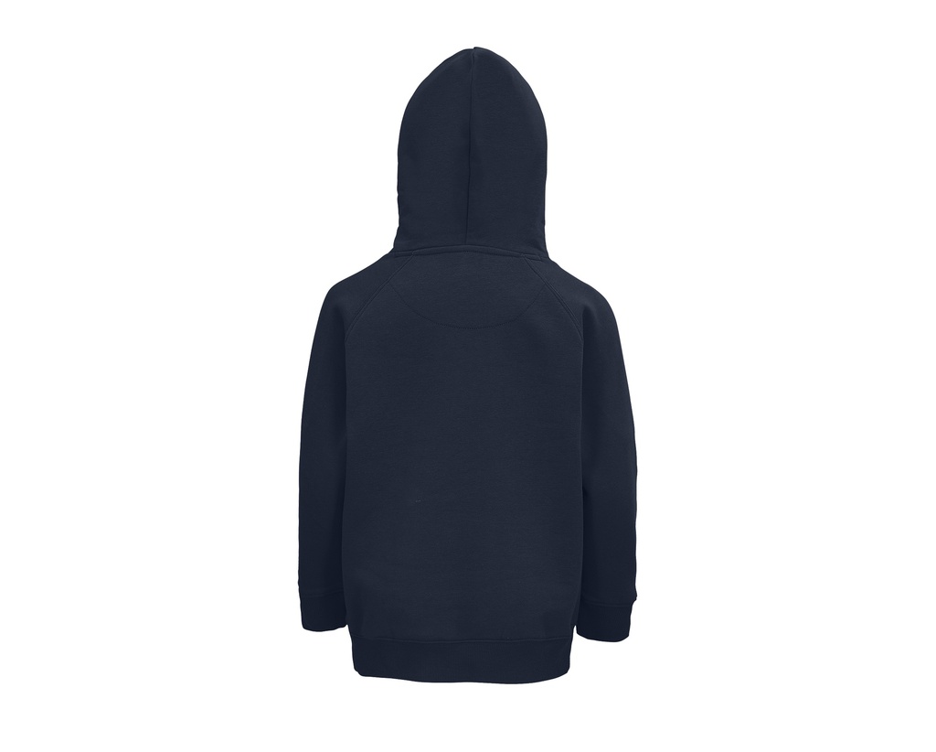 Bluza dziecięca z kapturem i raglanowymi rękawami - French Navy