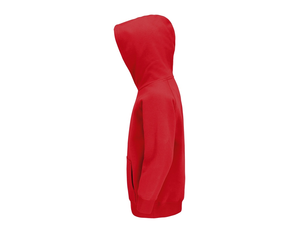 Bluza dziecięca z kapturem i raglanowymi rękawami - Red