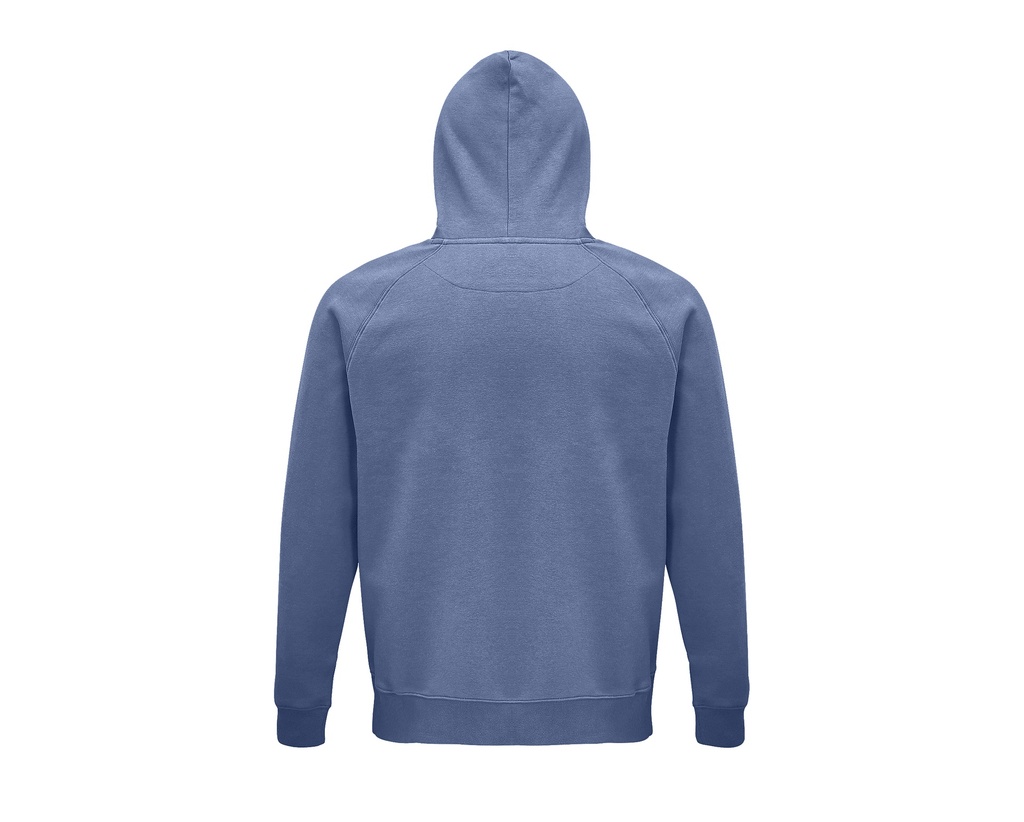 Bluza unisex z kapturem i raglanowymi rękawami - Blue