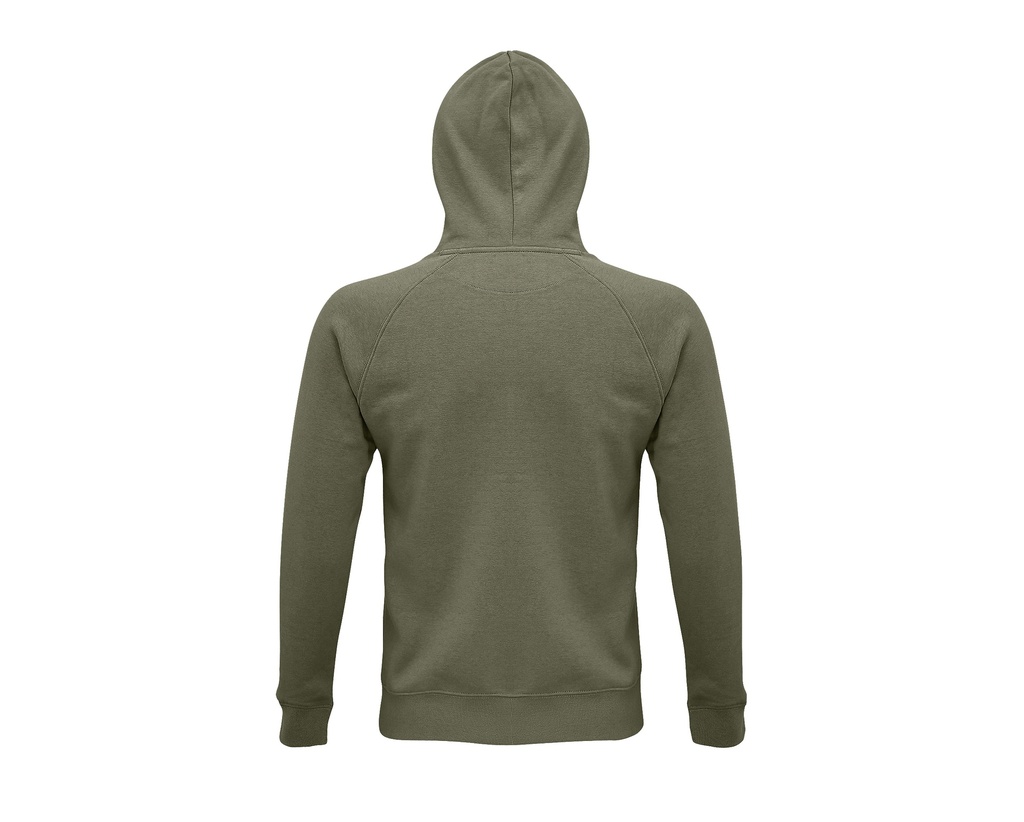 Bluza unisex z kapturem i raglanowymi rękawami - Khaki