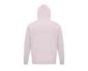 Bluza unisex z kapturem i raglanowymi rękawami - Pale Pink
