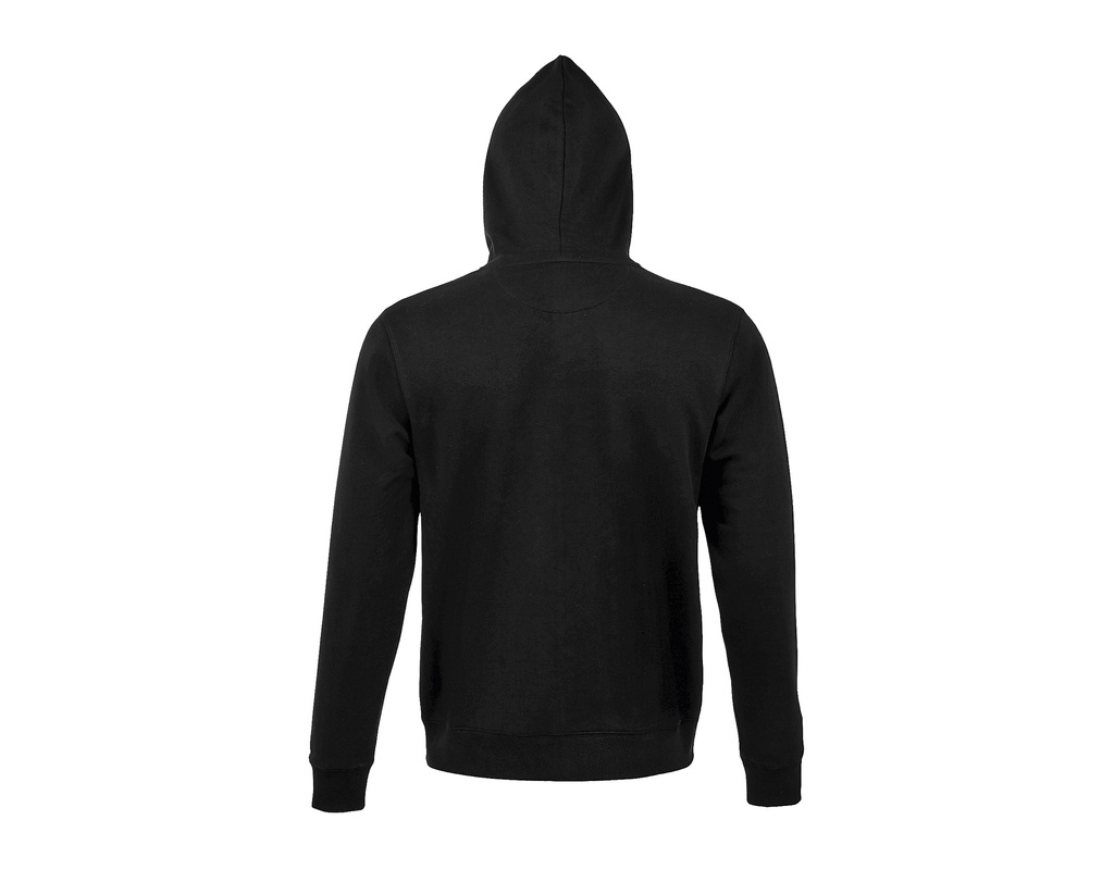 Bluza Męska z Kapturem na Zamek - Black