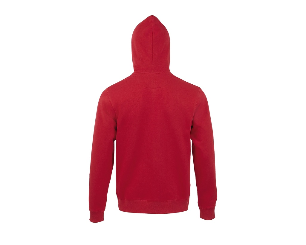 Bluza Męska z Kapturem na Zamek - Red