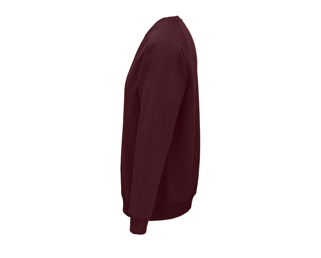 Bluza unisex z raglanowymi rękawami - Burgundy