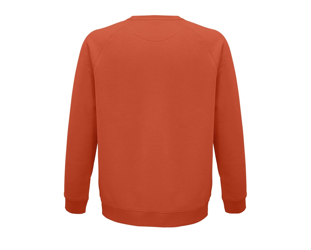 Bluza unisex z raglanowymi rękawami - Burnt Orange