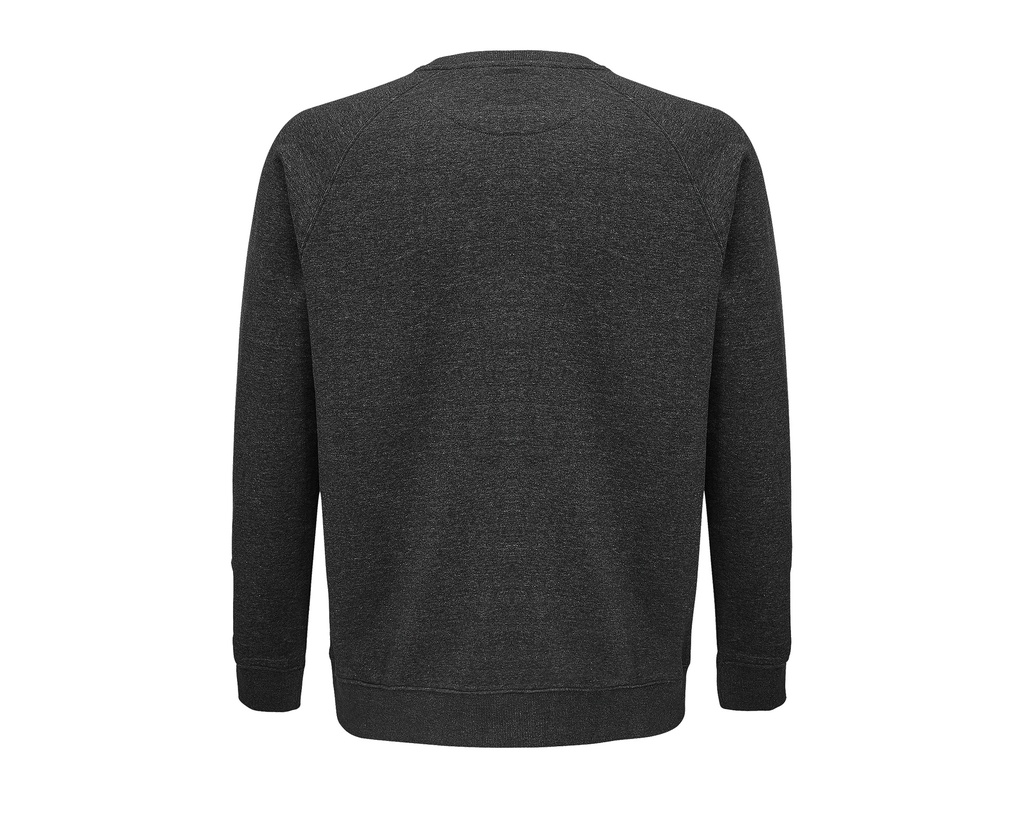 Bluza unisex z raglanowymi rękawami - Charcoal Melange