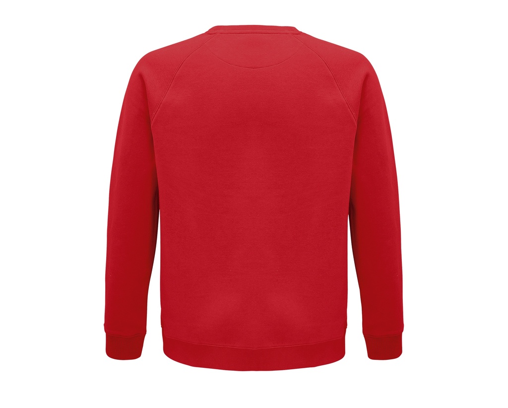 Bluza unisex z raglanowymi rękawami - Red