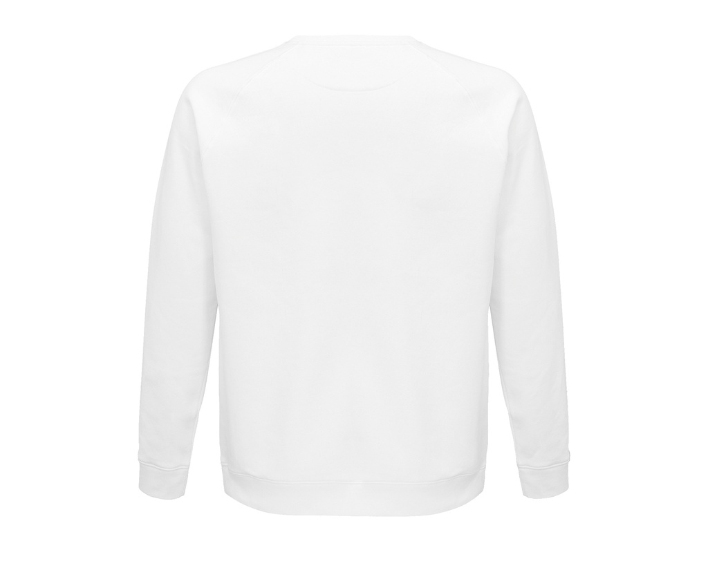 Bluza unisex z raglanowymi rękawami - White