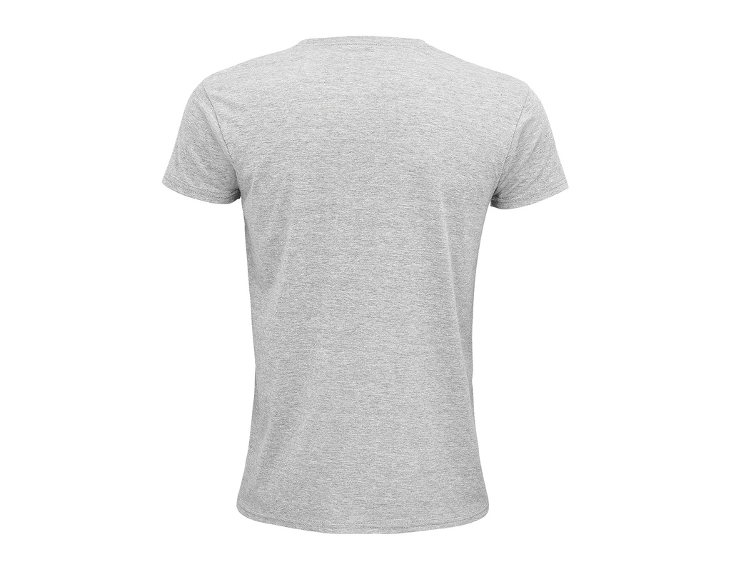 T-shirt unisex z krótkim rękawem, bawełna organiczna - Grey Melange