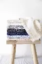 Ręcznik frotte 50 × 100 cm bawełniany - Creamy Blue