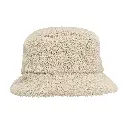 Dwustronny kapelusz sztruksowy z podszewką sherpa - Carbon Grey & Shear Beige