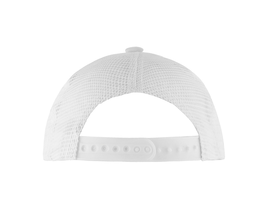 Dziecięca czapka z daszkiem pięciopanelowa - White