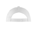 Dziecięca czapka z daszkiem pięciopanelowa - White