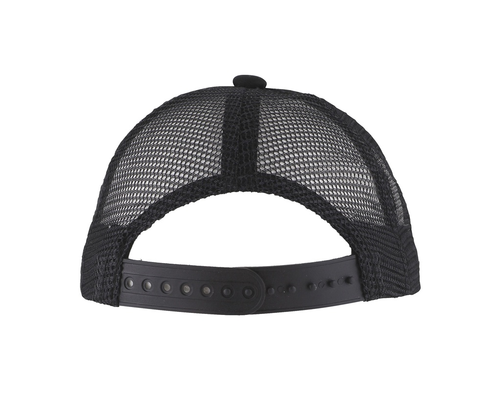 Dziecięca czapka z daszkiem pięciopanelowa - White & Black