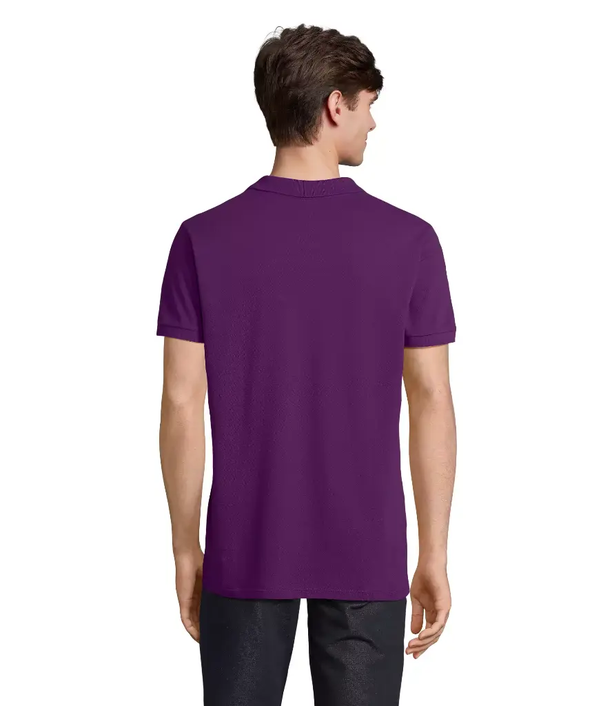 Męska koszulka polo z bawełny organicznej - Astral Purple