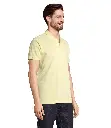 Męska koszulka polo z bawełny organicznej - Light Yellow
