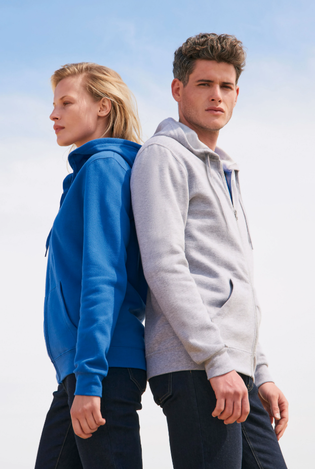 Bluza unisex z kapturem, klasyczna - Black