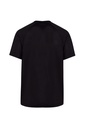 Męski T-shirt Sportowy Slim z Raglanowymi Rękawami - Black
