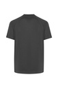 Męski T-shirt Sportowy Slim z Raglanowymi Rękawami - Graphite