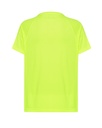 Męski T-shirt Sportowy Slim z Raglanowymi Rękawami - Gold Fluor