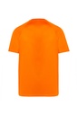 Męski T-shirt Sportowy Slim z Raglanowymi Rękawami - Orange