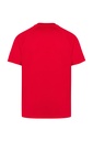 Męski T-shirt Sportowy Slim z Raglanowymi Rękawami - Red