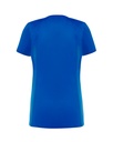 Damski t-shirt sportowy slim, krótki rękaw - Royal Blue