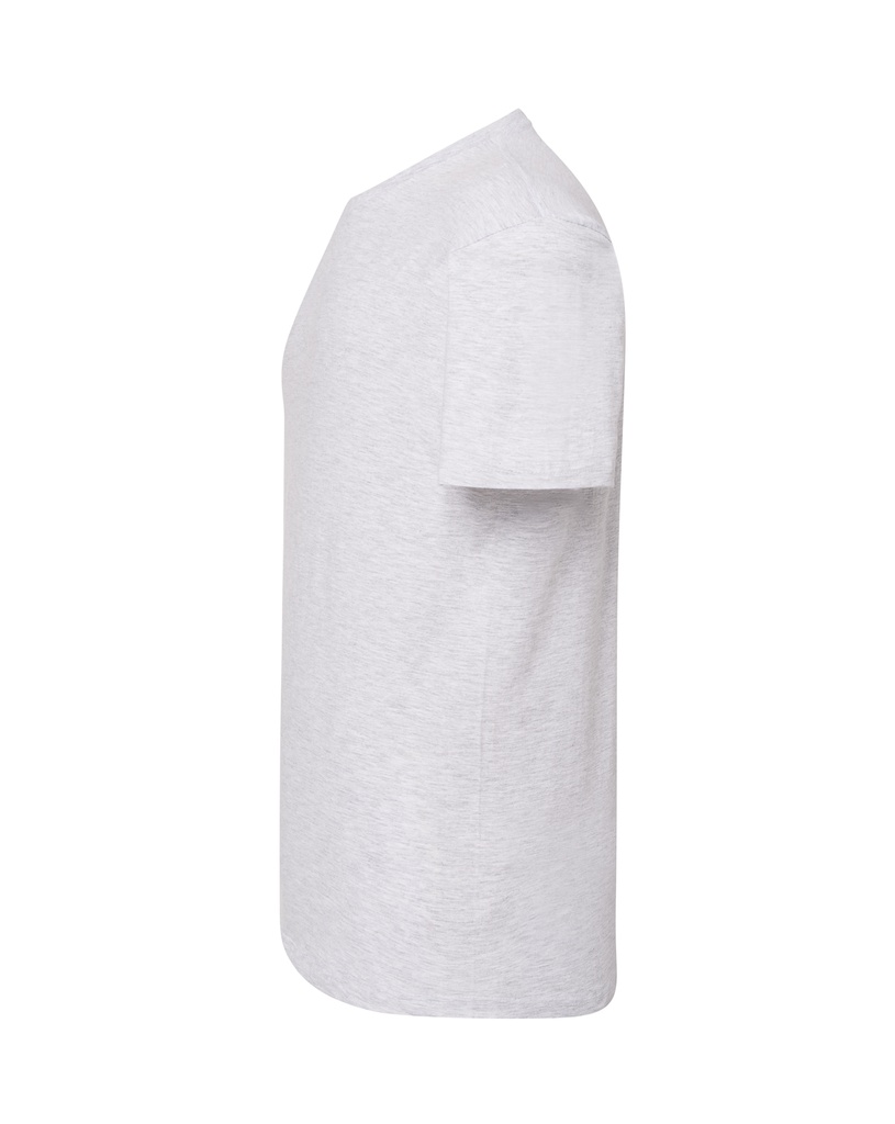 T-shirt męski klasyczny, krótki rękaw - Ash Melange