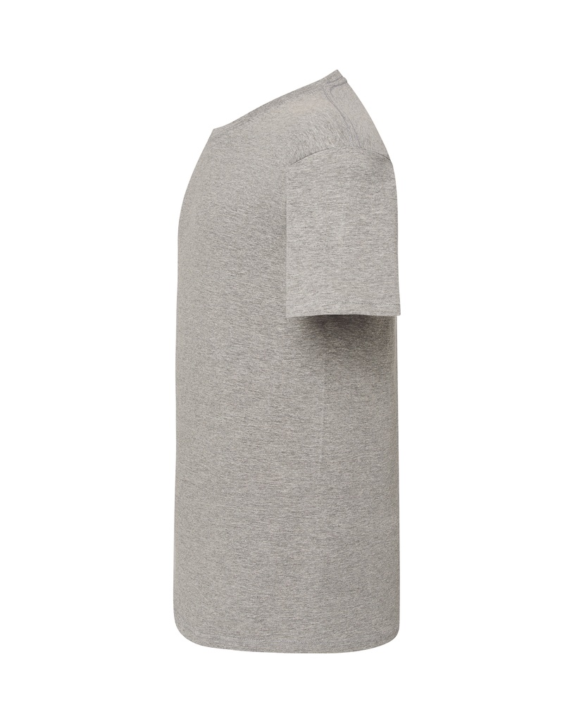 T-shirt męski klasyczny, krótki rękaw - Grey Melange