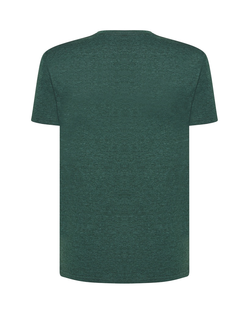T-shirt slim z dekoltem V, krótki rękaw - Bottle Green Heather
