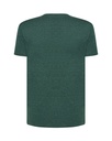 T-shirt slim z dekoltem V, krótki rękaw - Bottle Green Heather