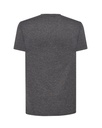 T-shirt slim z dekoltem V, krótki rękaw - Charcoal Heather