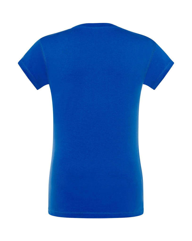 Damska koszulka Slim z dekoltem V - Royal Blue