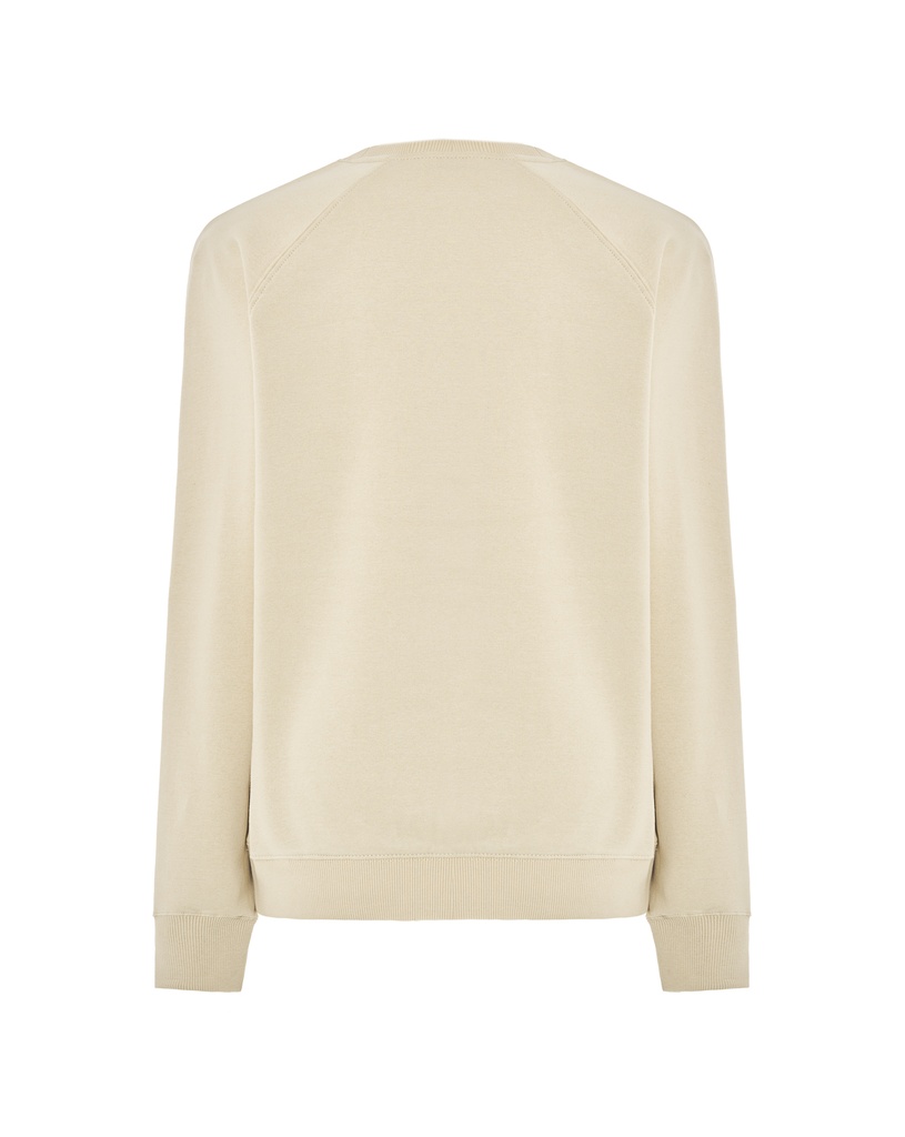 Bluza Unisex Klasyczna z Raglanowymi Rękawami - Buttercream