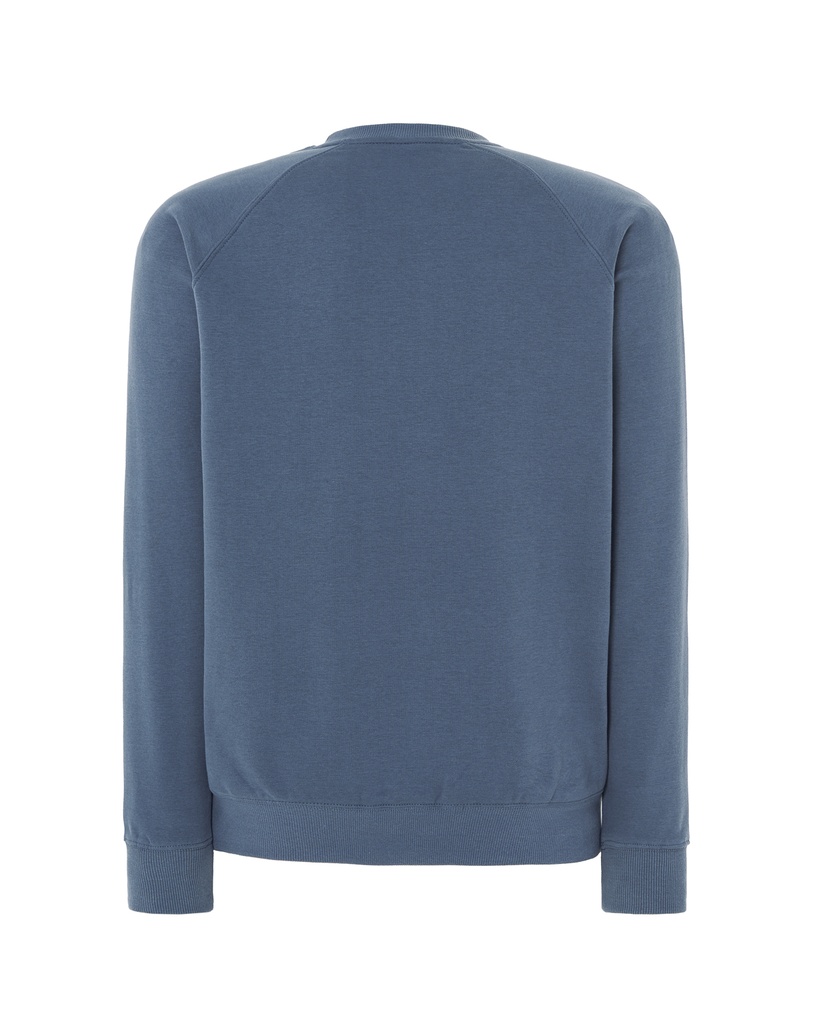 Bluza Unisex Klasyczna z Raglanowymi Rękawami - Steel Blue