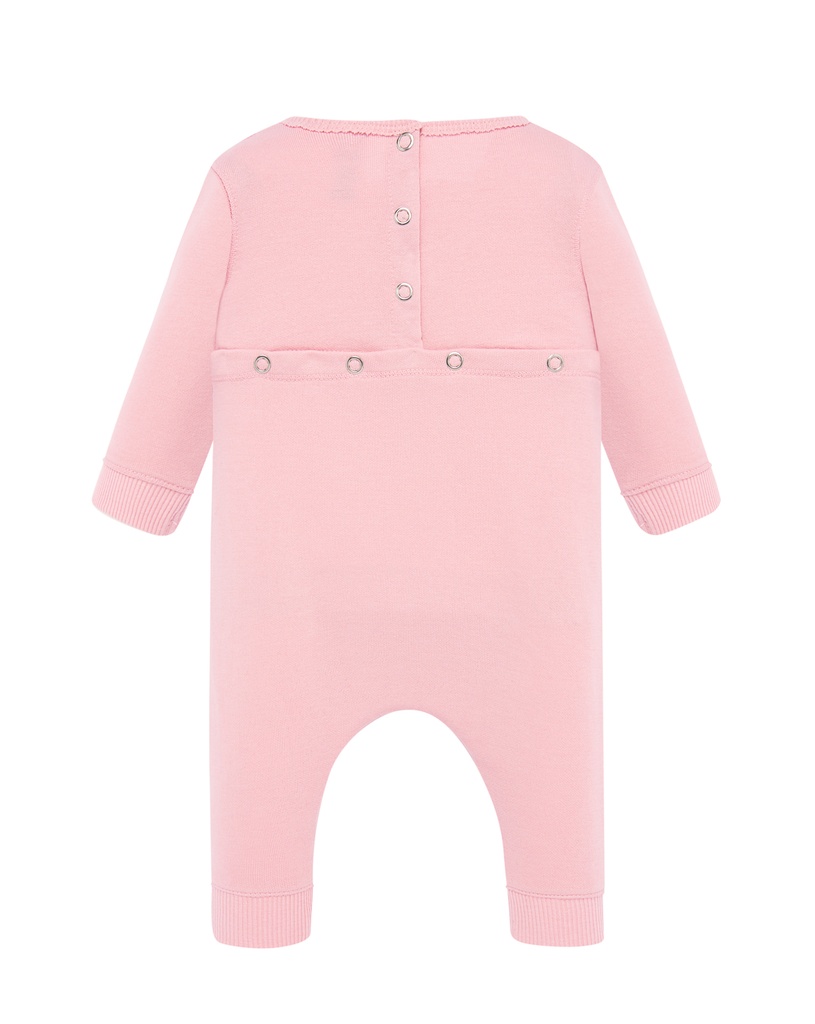 Kombinezon dziecięcy z długim rękawem - Pink
