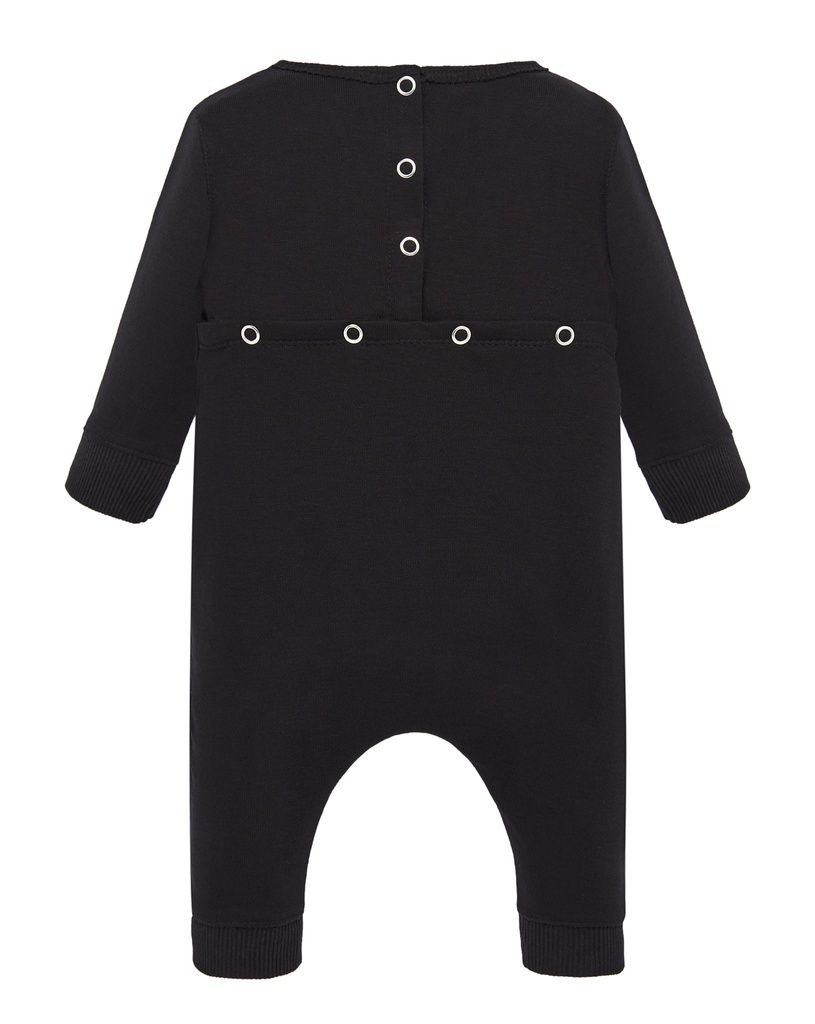 Kombinezon dziecięcy z długim rękawem - Black