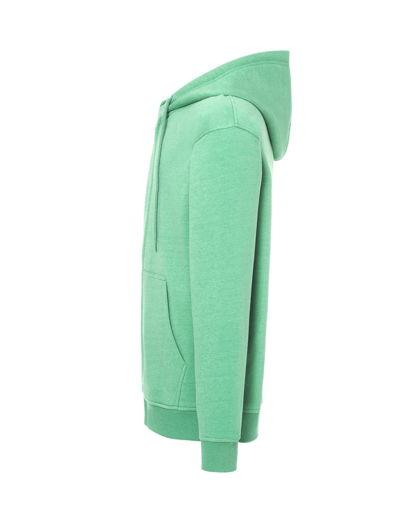 Bluza z kapturem unisex na zamek - Eucalyptus