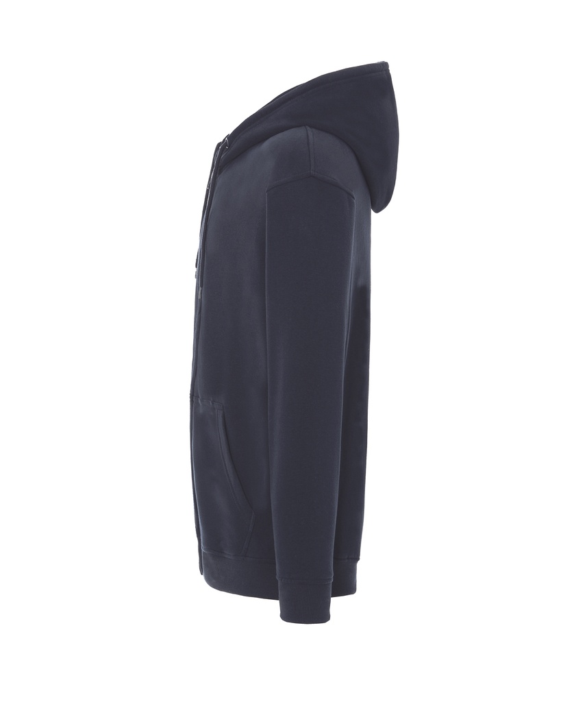 Bluza z kapturem unisex na zamek - Navy