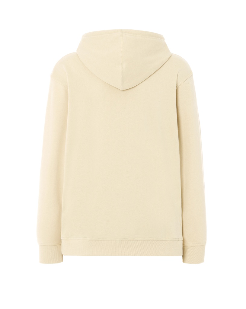 Bluza unisex z kapturem i kieszenią kangurką - Buttercream