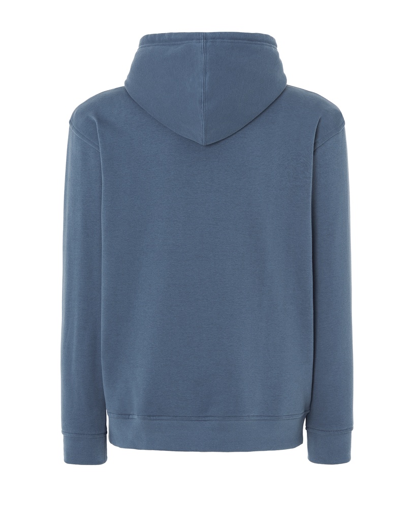 Bluza unisex z kapturem i kieszenią kangurką - Steel Blue