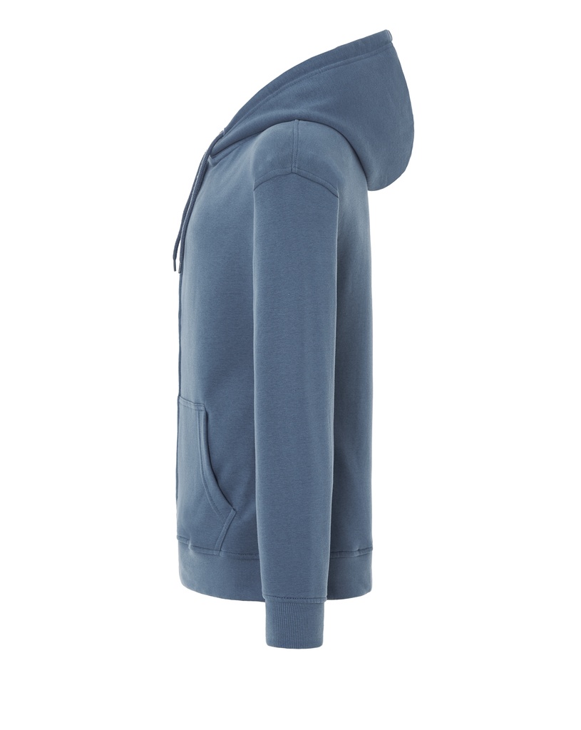 Bluza unisex z kapturem i kieszenią kangurką - Steel Blue
